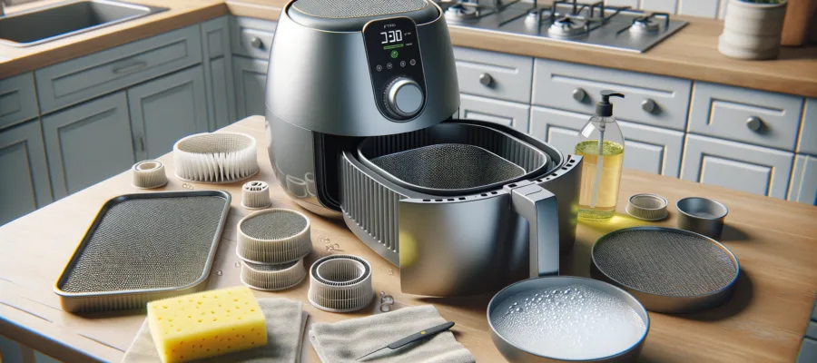 Airfryer-Filter und Zubehoer reinigen: So funktioniert’s effektiv