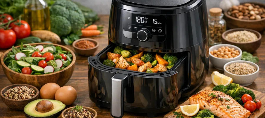 Airfryer Ernaehrung und Gesundheit: So nutzen Sie den Airfryer fuer eine ausgewogene Kueche