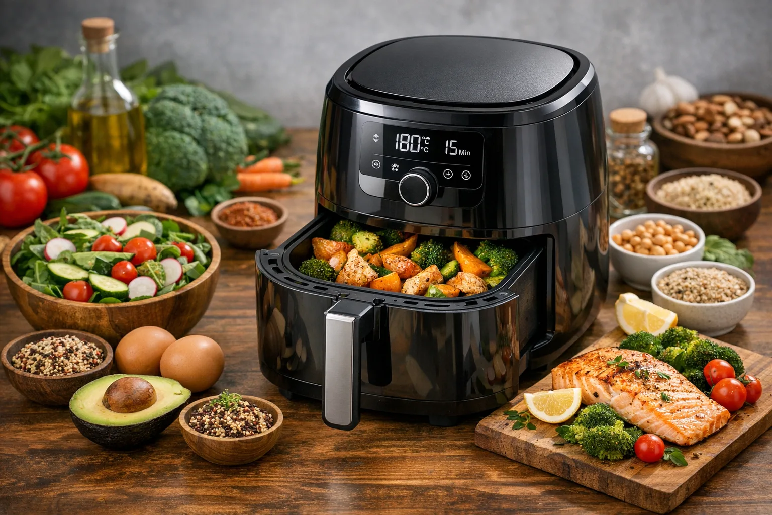 Airfryer Ernaehrung und Gesundheit: So nutzen Sie den Airfryer fuer eine ausgewogene Kueche