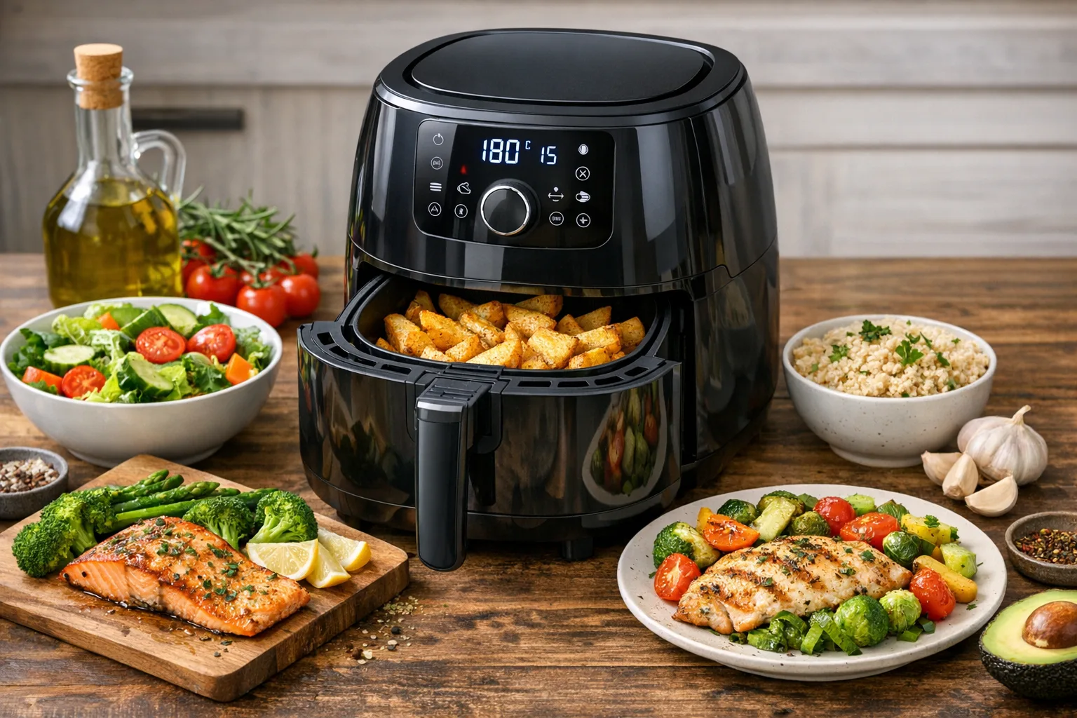 Airfryer fettarm kochen: Gesunde Zubereitung ohne schlechtes Gewissen