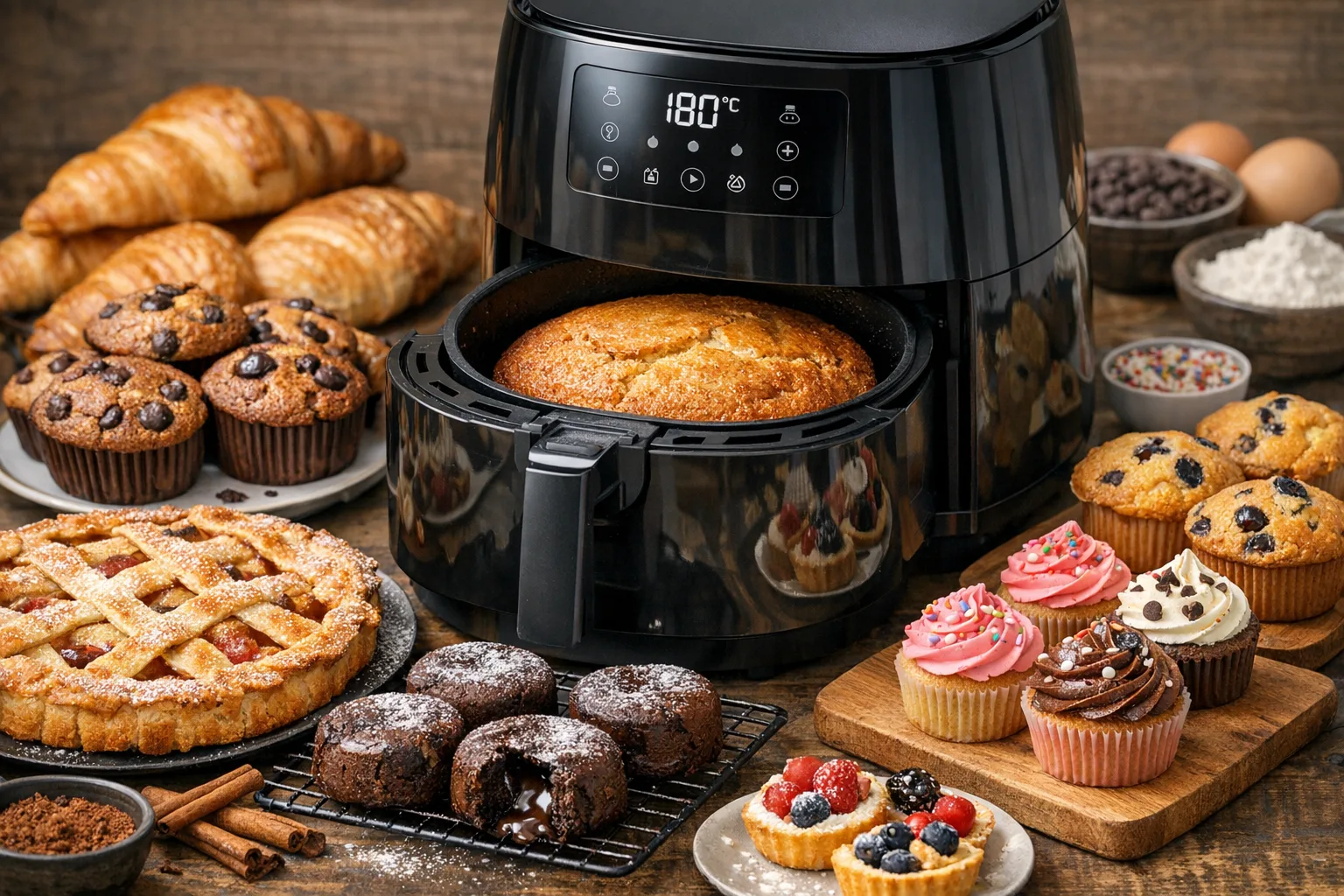 Backen im Airfryer: Kuchen, Muffins und mehr einfach selber machen