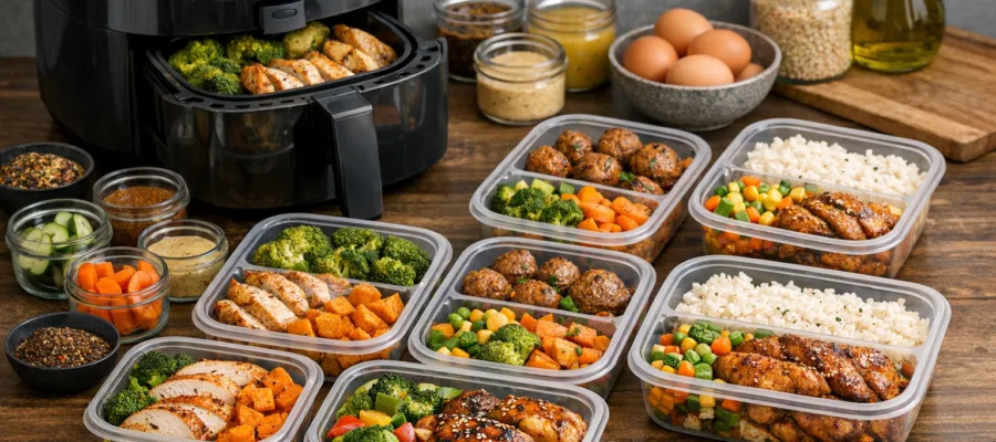 Meal Prep mit dem Airfryer: Schnelle und einfache Gerichte planen