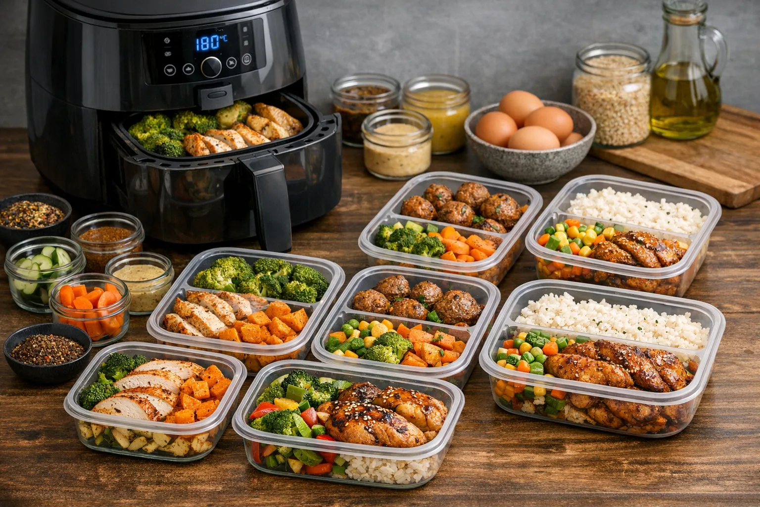Meal Prep mit dem Airfryer: Schnelle und einfache Gerichte planen