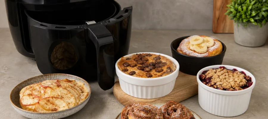 Airfryer Desserts & Suesses: einfache Nachspeisen im Airfryer