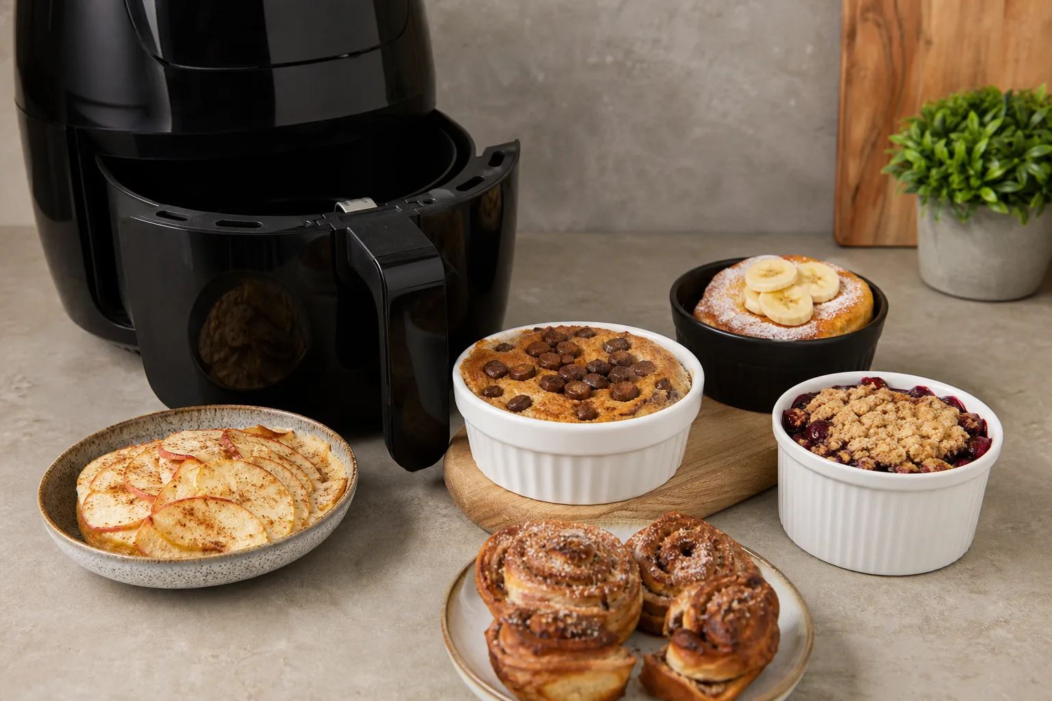 Airfryer Desserts & Suesses: einfache Nachspeisen im Airfryer